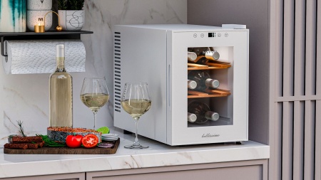 Винный шкаф Meyvel MV06-TWF1 термоэлектрический отдельностоящий белый